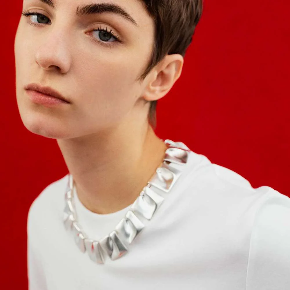 Kalevala Planetaariset laaksot kaulakoru, hopea - Image 6