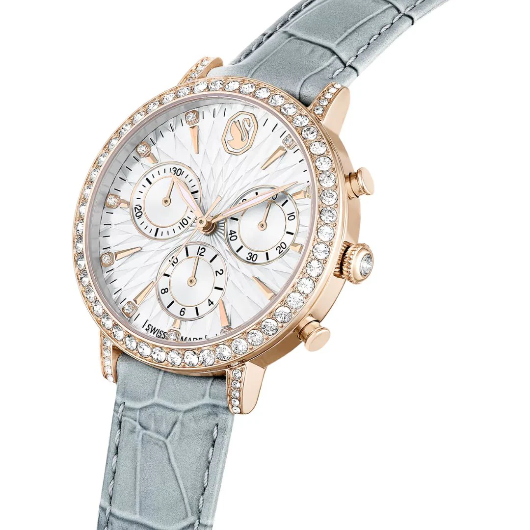 Swarovski Matrix rannekello, samppanjakullanvärinen ja kirkkaat kristallit, 5702851 - Image 4