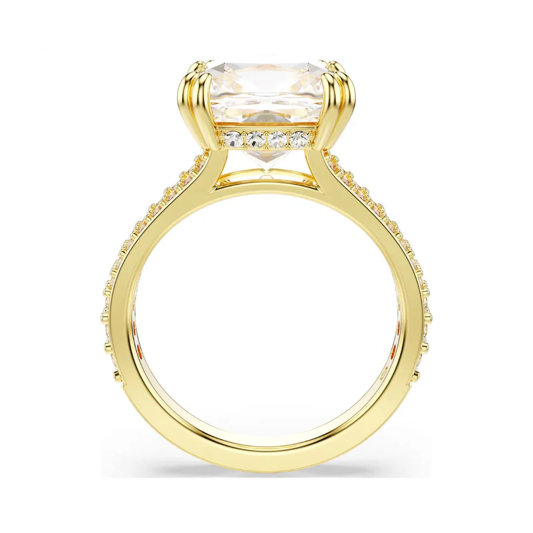 Swarovski Stilla sormus, keltakullanvärinen ja kirkkaat kristallit - Image 3