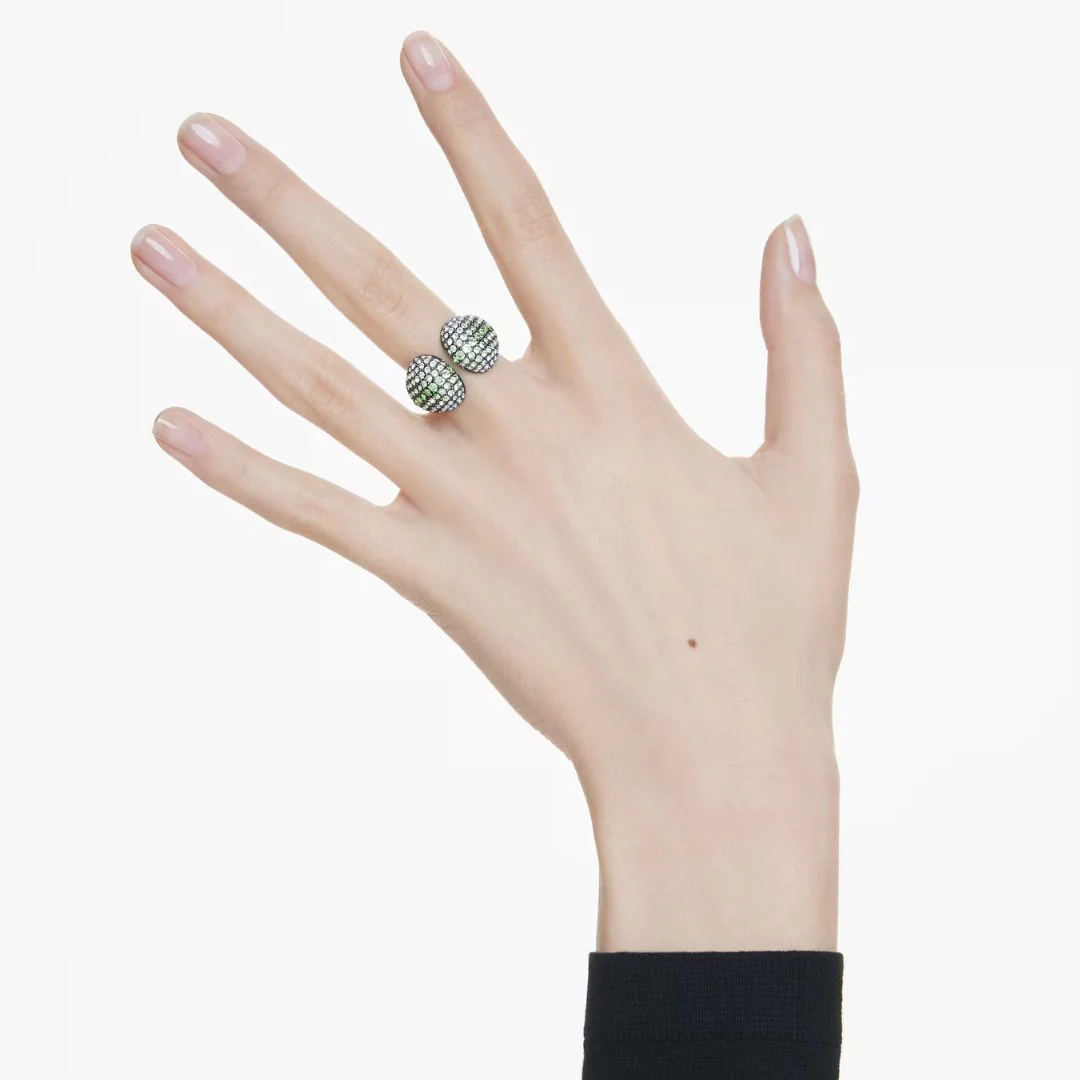 Swarovski Sublima sormus, tumma metalli ja eri väriset kristallit - Image 4